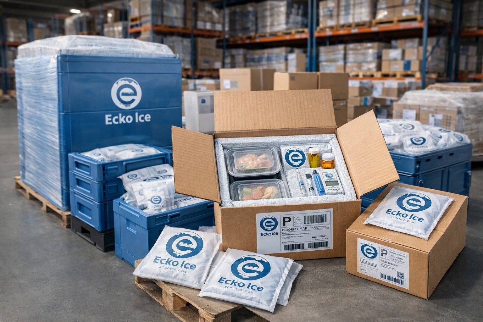 Cold chain insulation solutions and packaging for food, pharma and medical shipments